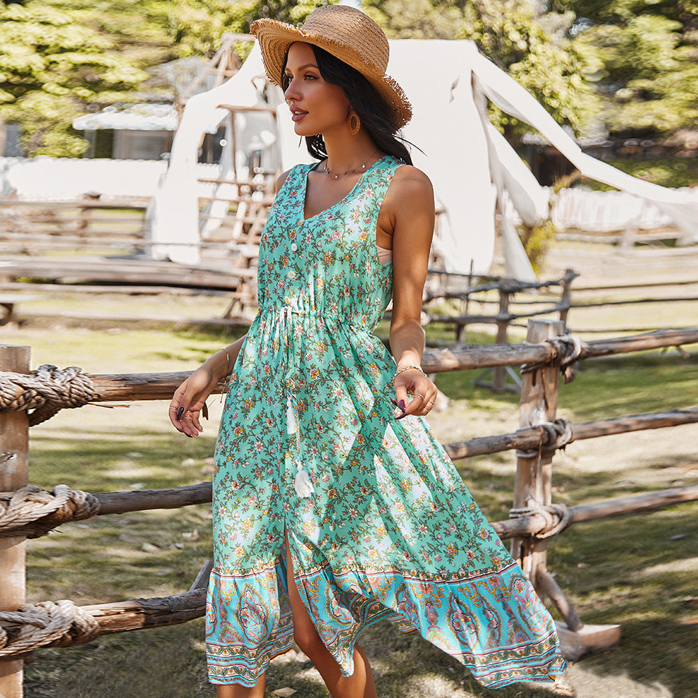 Casual Holiday Style Spring Summer New Dress
