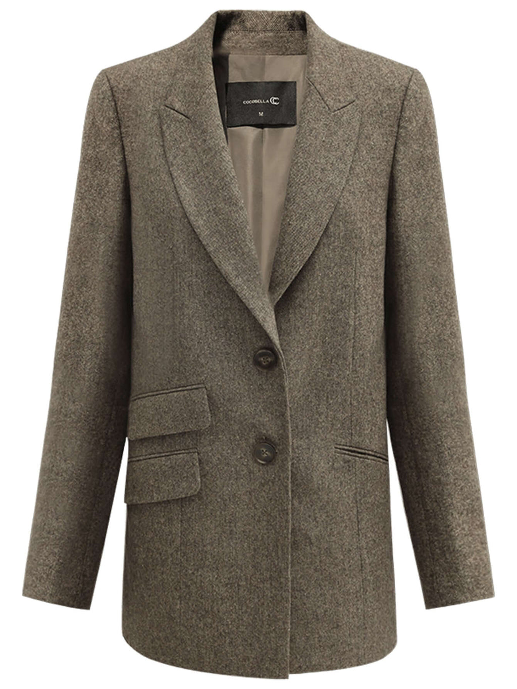 Vintage Brown Wool Blazer