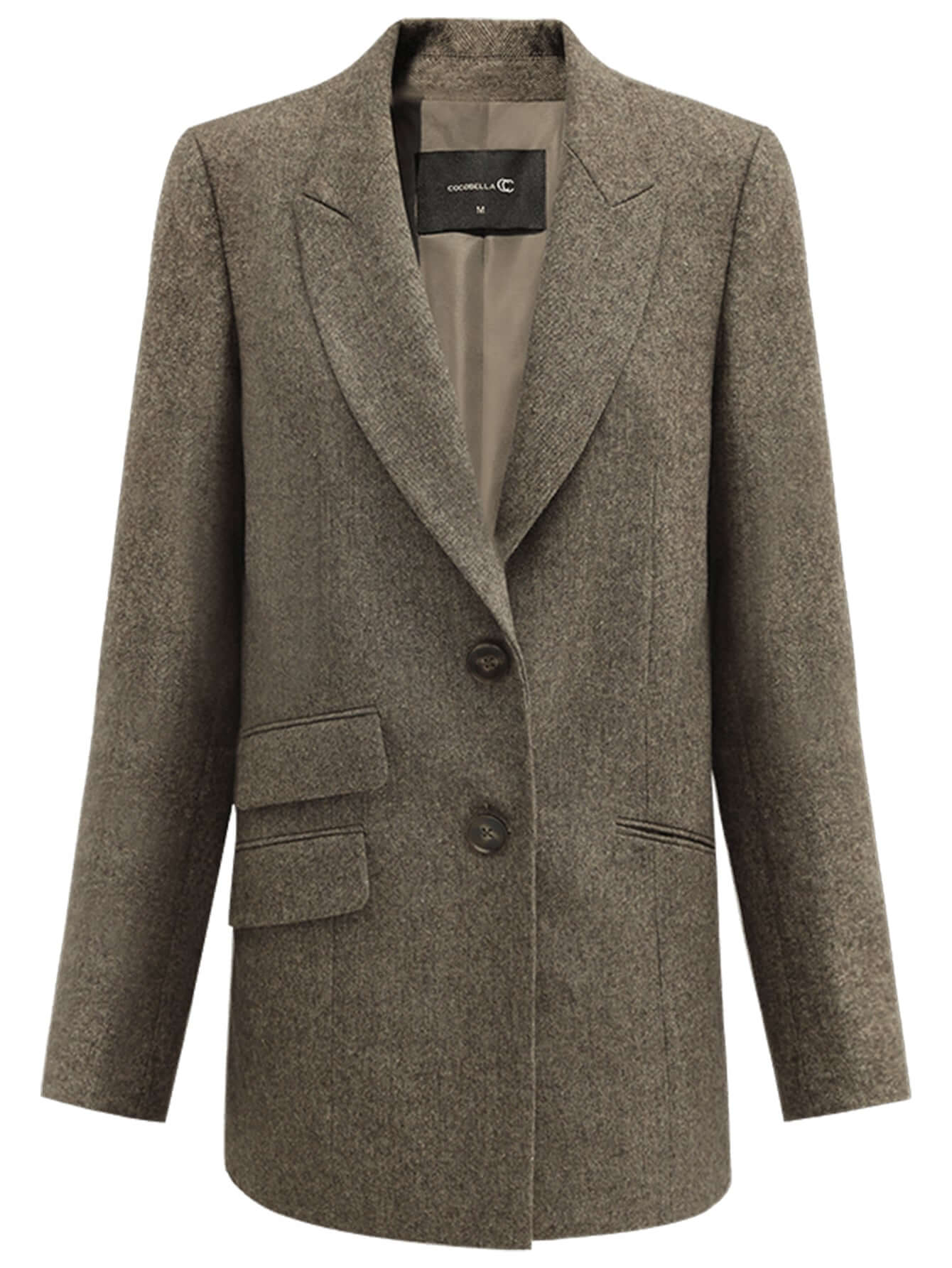 Vintage Brown Wool Blazer